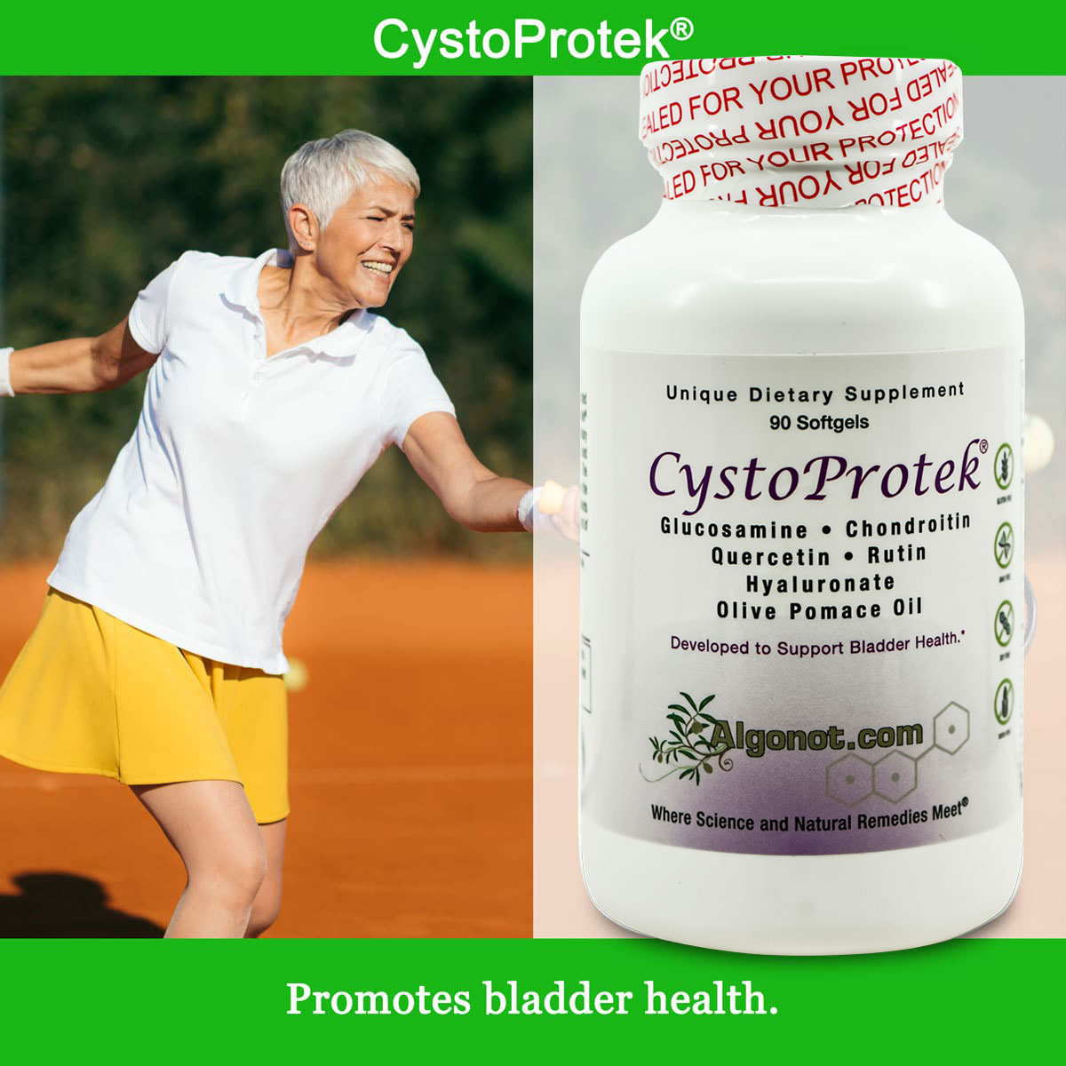 Cystoprotek by Algonot lifestyle image square