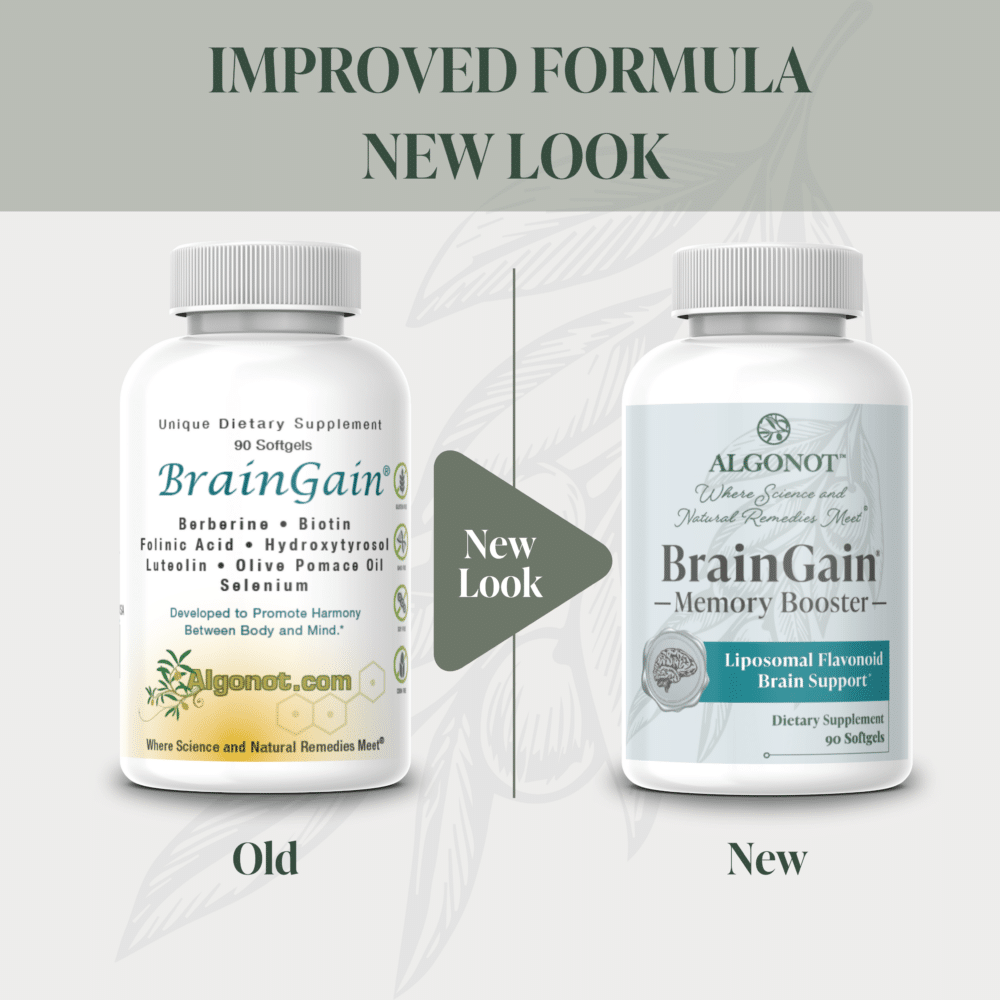 BrainGain - Improved Formula - New Look