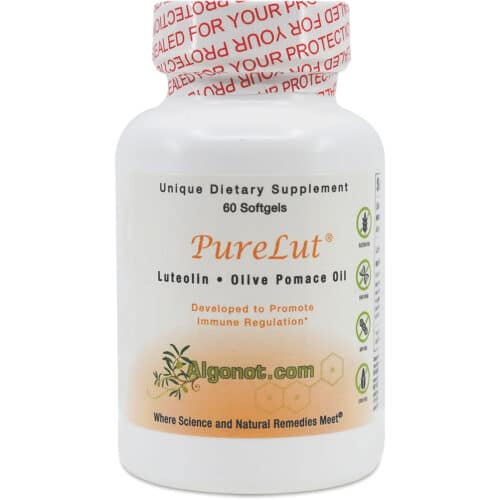 Luteolin supplement PureLut by Algonot bottle_front